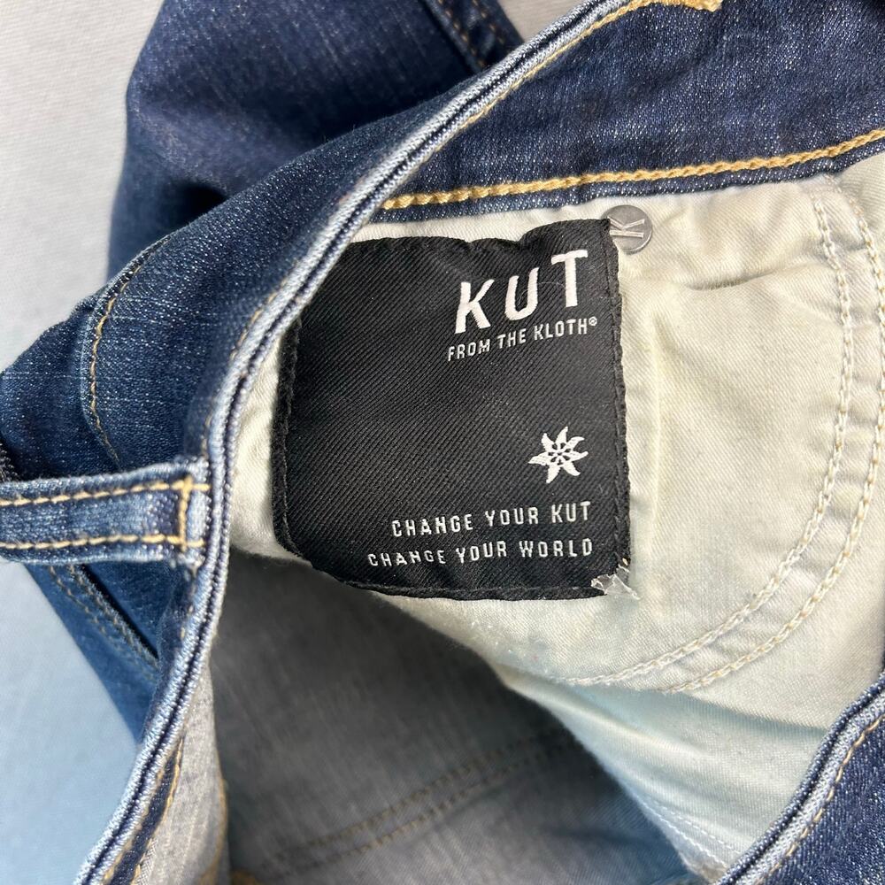 Kut From The Kloth Jeans Donna Fab Ab Ankle Skinny High Rise Dark Wash Denim 4 - Picture 5 of 7